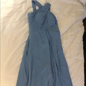 Azazie Steel Blue Kaleigh dress- A16